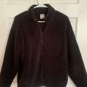 Victoria's Secret PINK Black Fleece Jacket